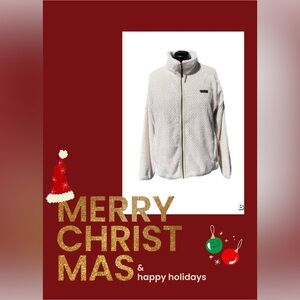 Elegant  White-Cream Teddy Jacket